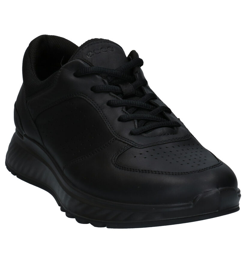 ECCO Exostride Chaussures à lacets en Taupe en cuir (306679)