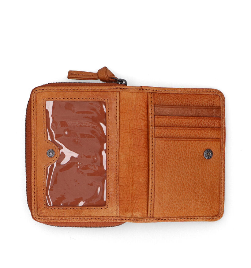 Burkely Just Jolie Porte-monnaie zippé en Noir en cuir (309196)