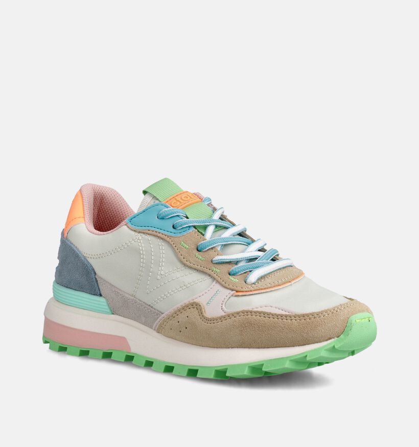 Victoria Ecru Sneakers Colorblock voor dames (369924) - geschikt voor steunzolen