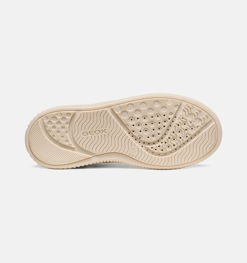 Geox Laquinny Witte/Multi Boots met Veter en Rits voor meisjes (377772) - geschikt voor steunzolen