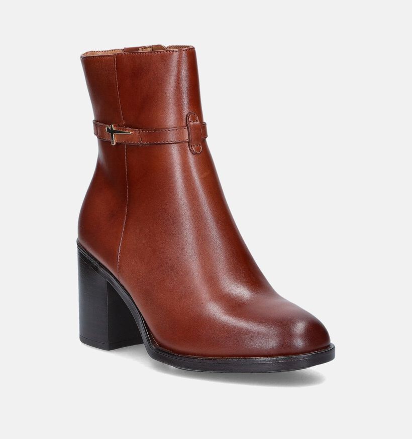 Tamaris Bottillons avec talon carré en Cognac pour femmes (348903)