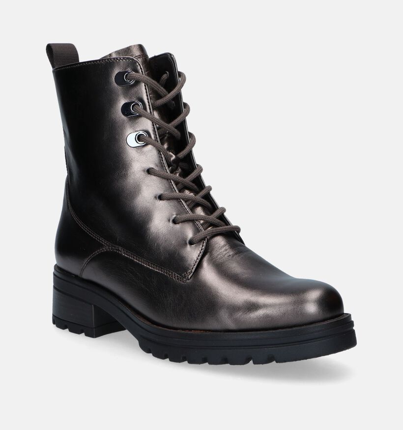 Gabor OptiFit Bronzen Bottines voor dames (348075) - geschikt voor steunzolen