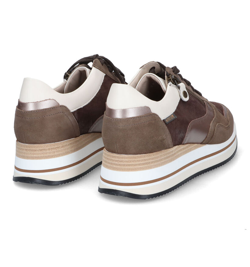 Mephisto Olimpia Baskets en Vert Kaki pour femmes (346082) - pour semelles orthopédiques