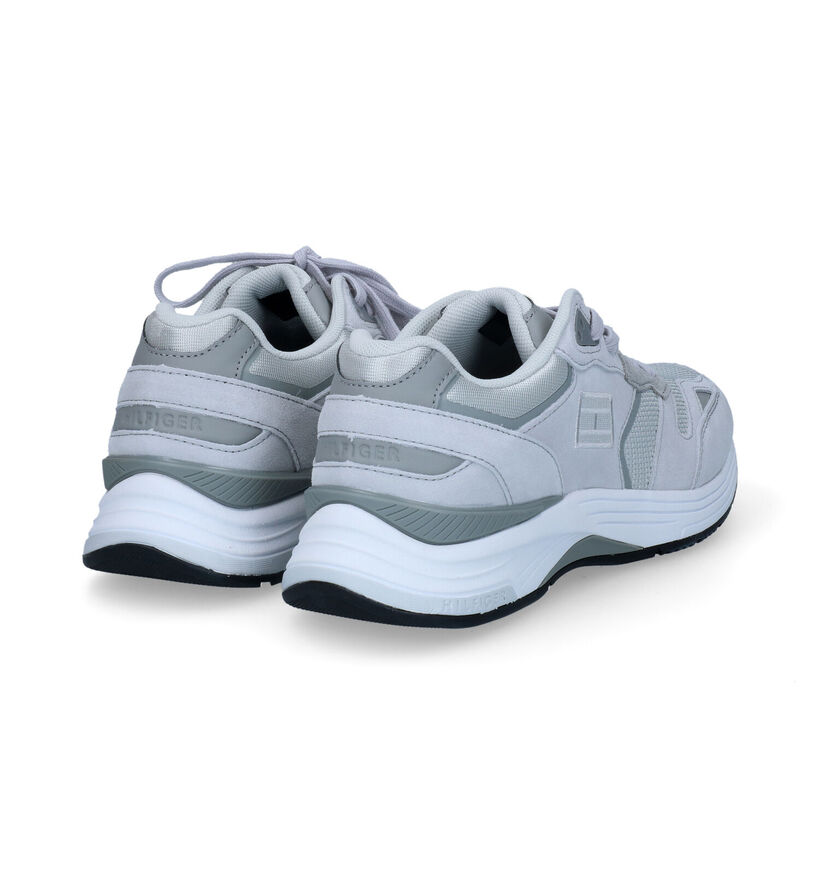 Tommy Hilfiger Modern Grijze Sneakers voor heren (310674) - geschikt voor steunzolen