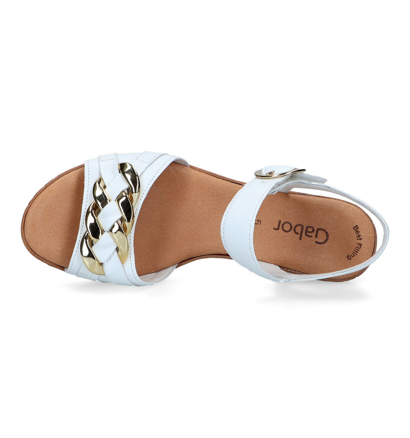 Gabor Best Fitting Witte Sandalen voor dames (323225)