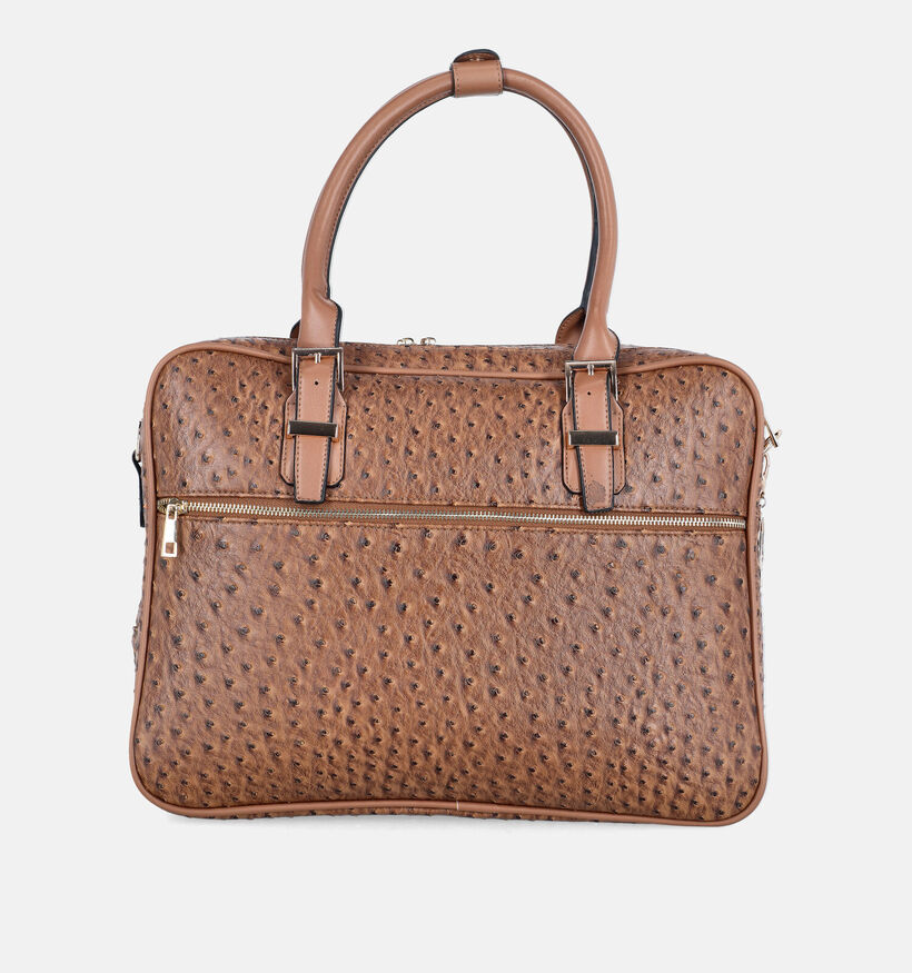 Olivia Lauren Kiara Sacs ordinateur en Cognac pour femmes (364307)