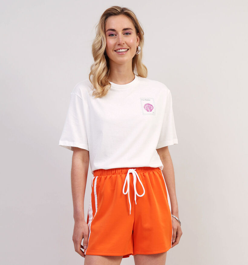 Vero Moda Trine Witte T-shirt voor dames (362211)