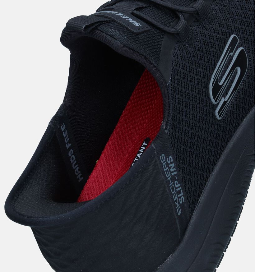 Skechers Summits SR Colsin Zwarte Slip-on sneakers voor heren (347611) - geschikt voor steunzolen
