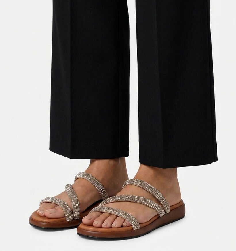 Laurent David Gouden Slippers voor dames (373552)
