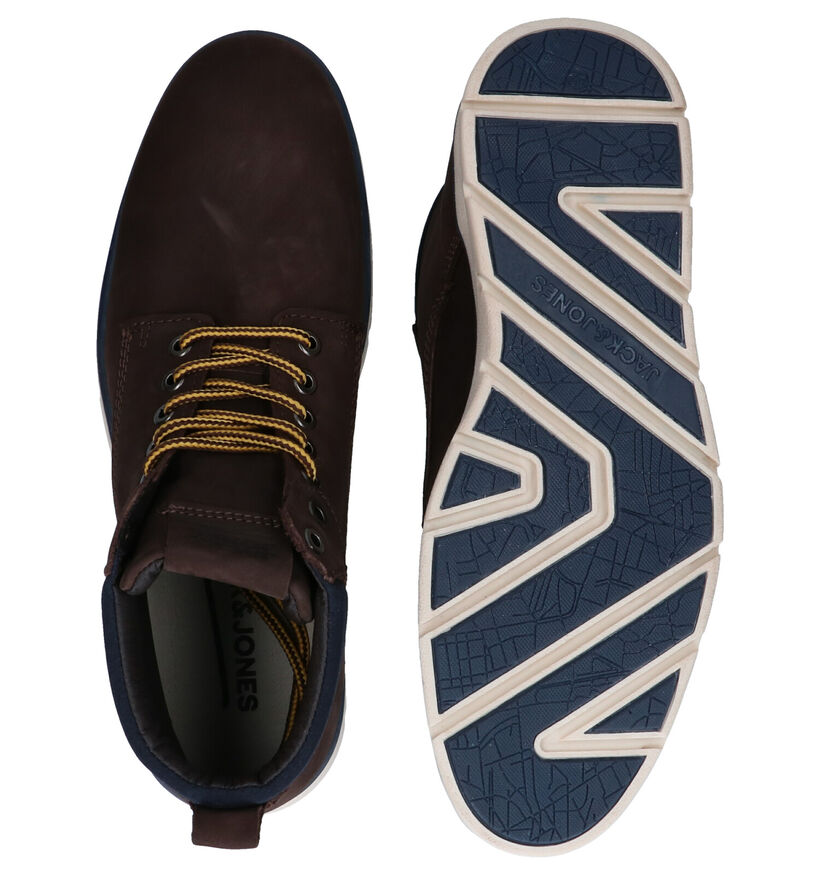 Jack & Jones Tubar Nubuck Bruine Hoge Schoenen in nubuck (278342)