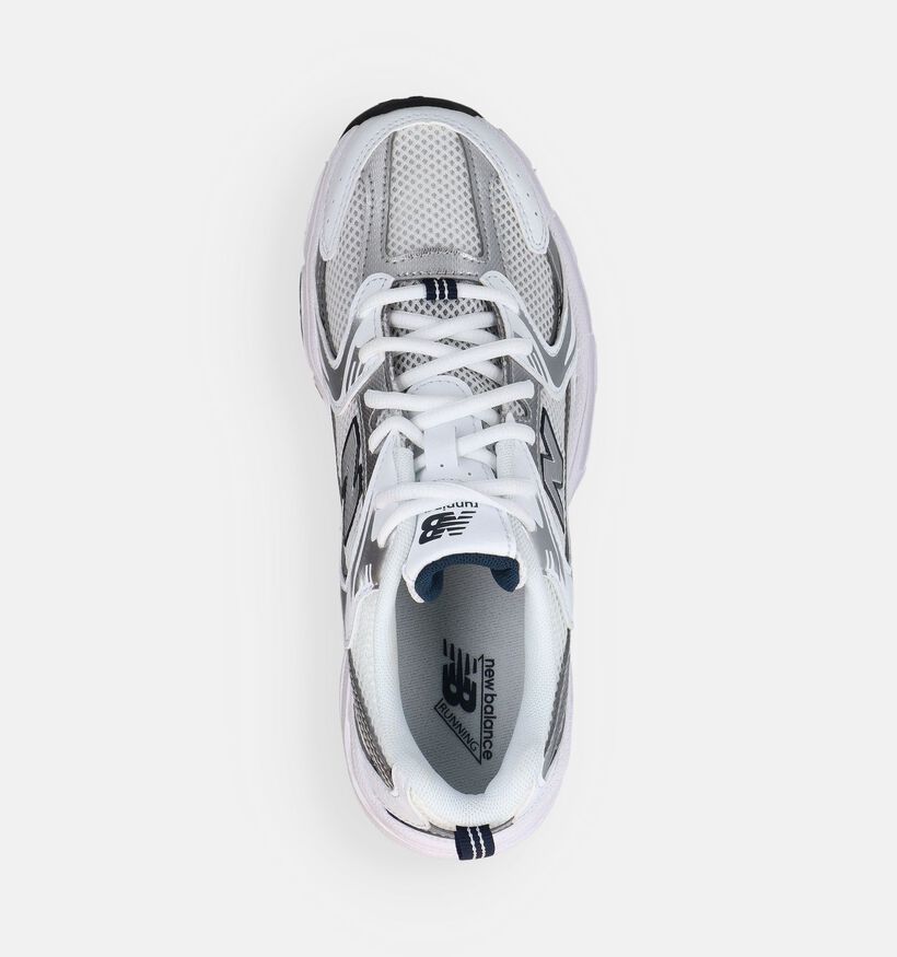 New Balance 530 Baskets basses en Blanc pour filles (375130) - pour semelles orthop&eacute;diques