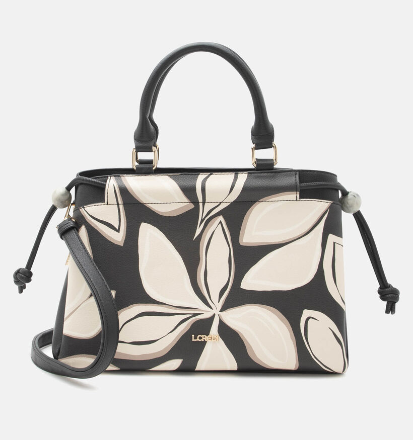 L.Credi Rabia Zwarte Handtas met Riem voor dames (370905)