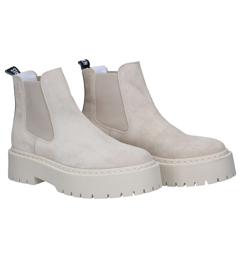 Steve Madden Veerly Beige Boots in nubuck (300600)