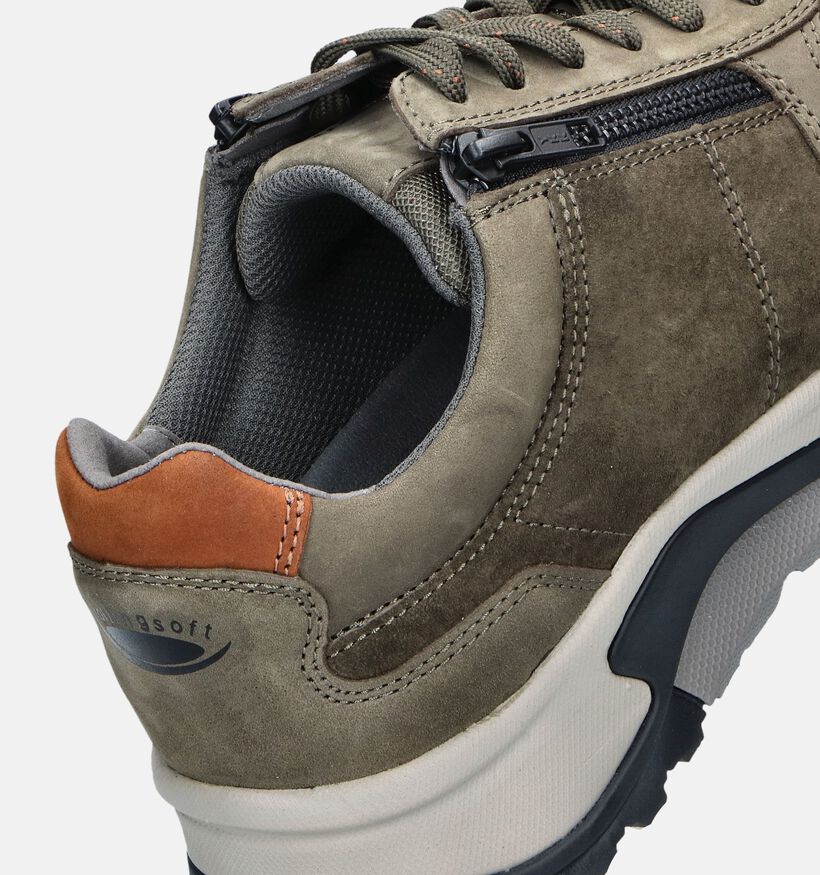 Pius Gabor Kaki Veterschoenen voor heren (347468) - geschikt voor steunzolen