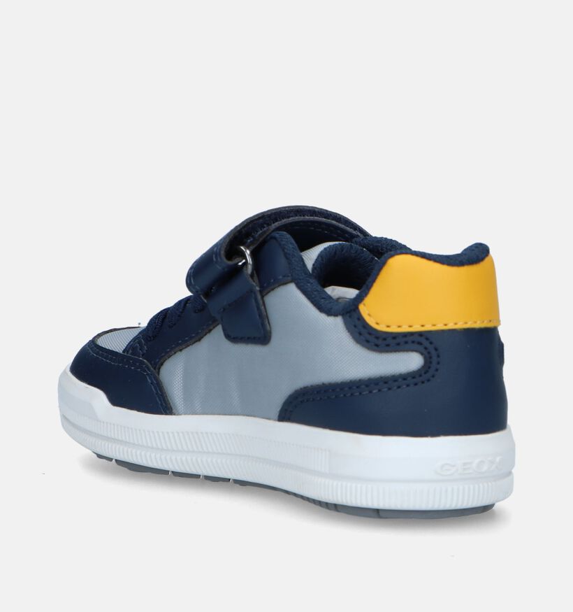 Geox Arzach Chaussures à velcro en Bleu pour garçons (335774) - pour semelles orthopédiques