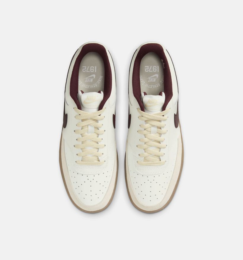 Nike Court Vision Baskets en Beige pour hommes (355901)