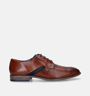 Geklede schoenen cognac