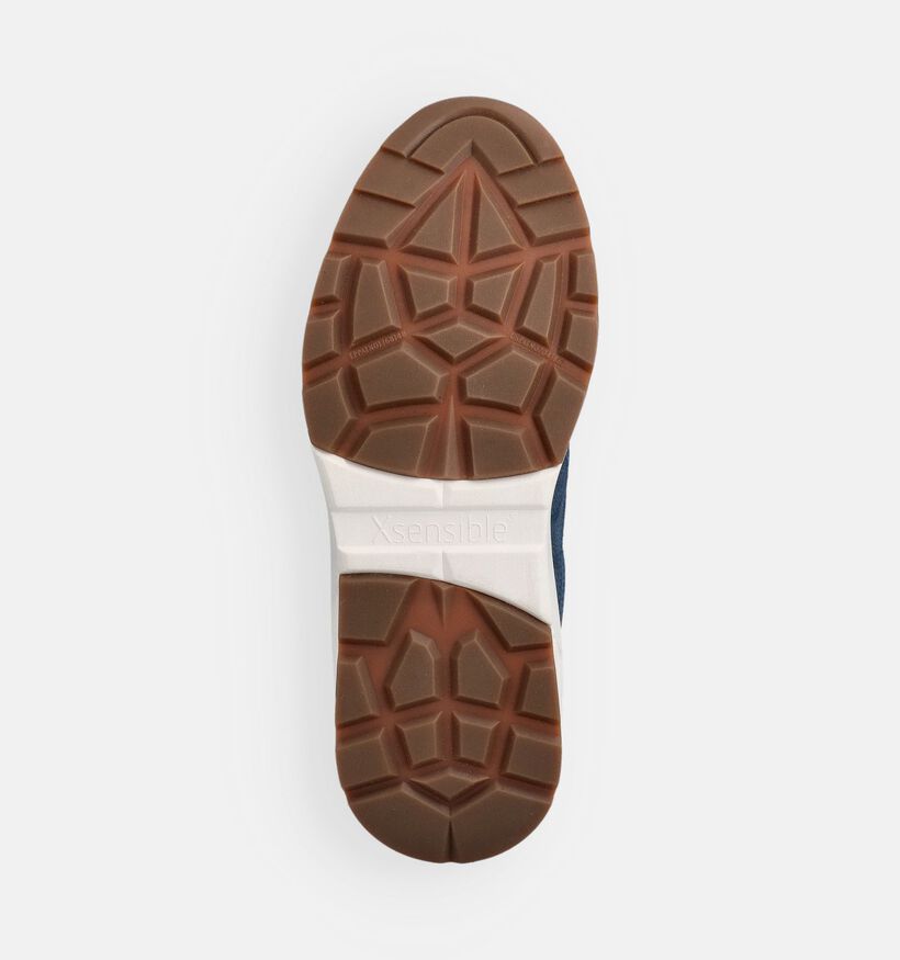 Xsensible Golden Gate Blauwe Veterschoenen voor heren (373623) - geschikt voor steunzolen