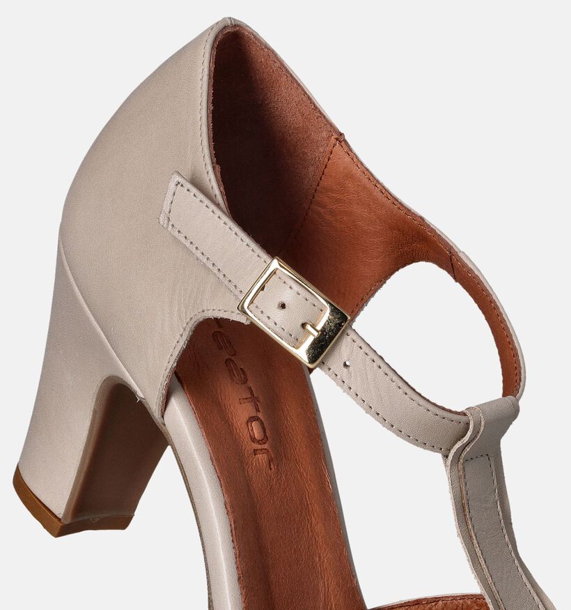Creator Escarpins à bride en Beige pour femmes (357786)
