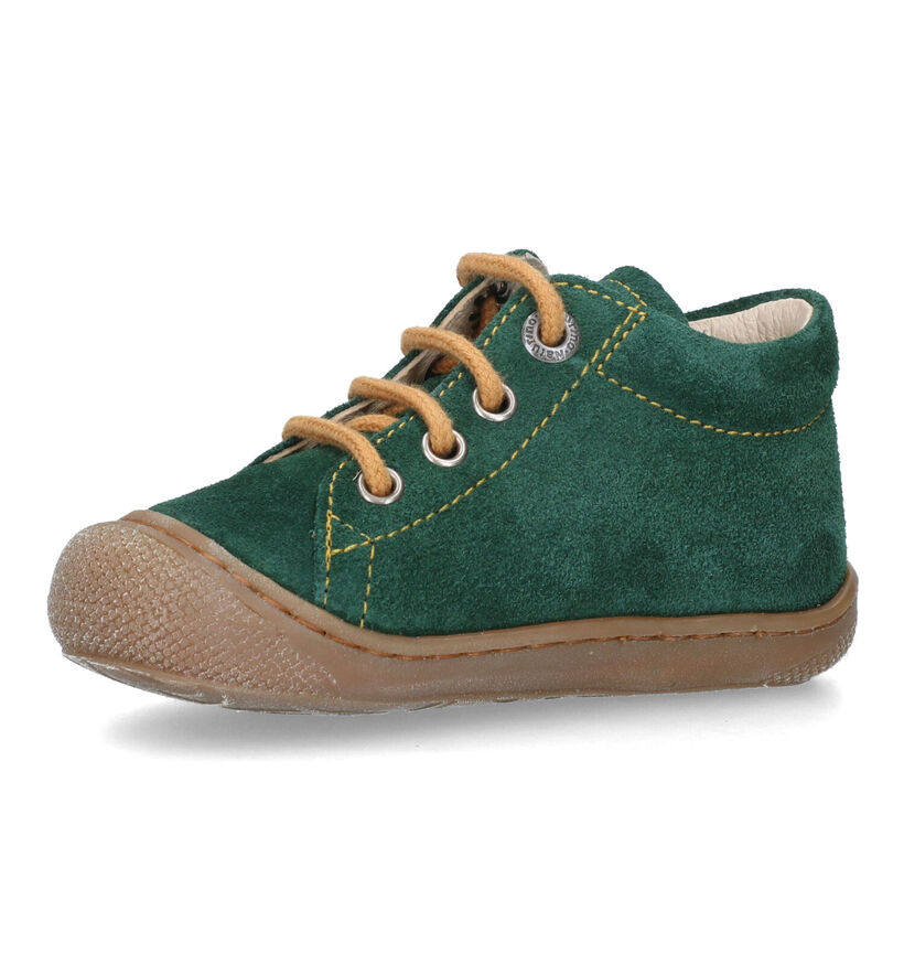 Naturino Cocoon Suede Chaussures pour bébé en Vert pour filles, garçons (331504) - pour semelles orthopédiques