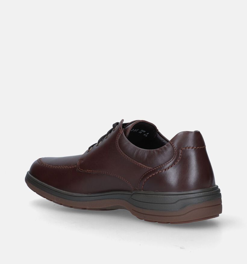 Mephisto Douk Riko Cognac Veterschoenen voor heren (298326) - geschikt voor steunzolen