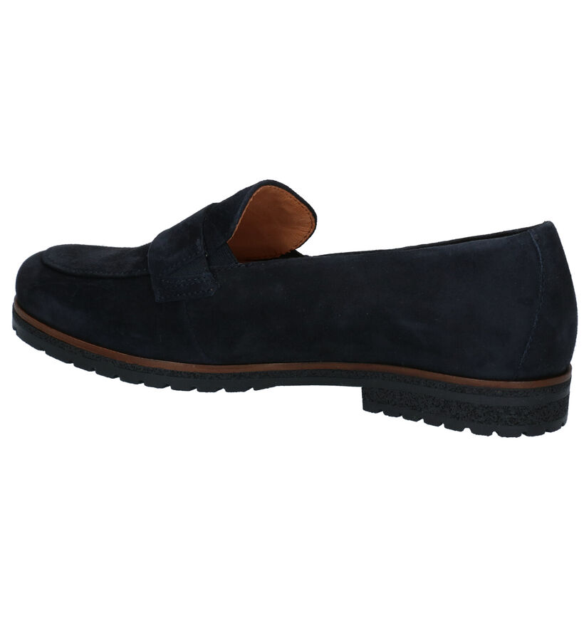 Gabor Easy Walking Loafers en Bleu en daim (283895)