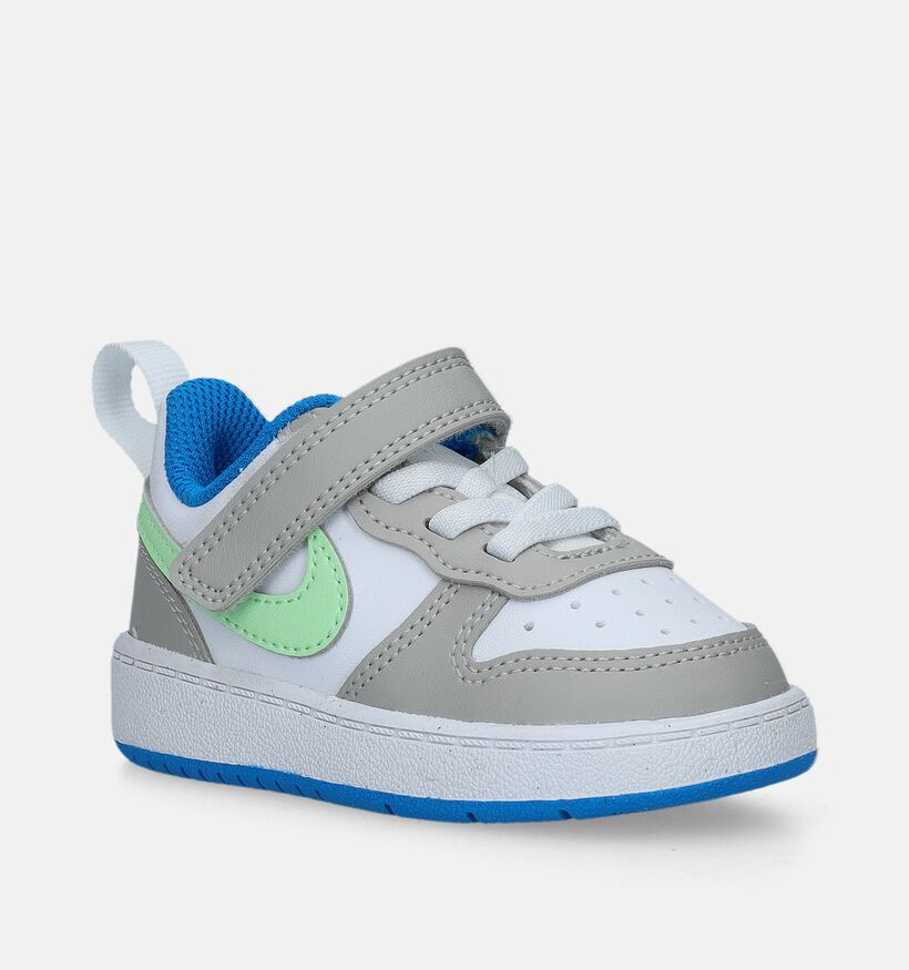 Nike Court Borough Low 2 Baskets en Blanc pour filles, garçons (341564)