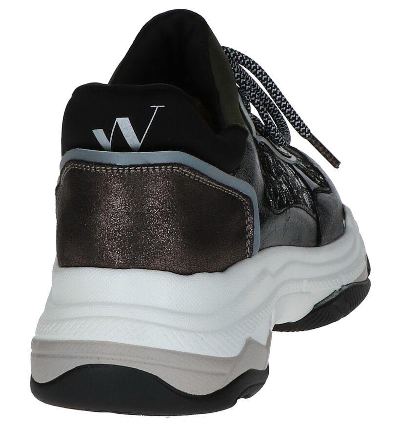 Vanessa Wu Zwarte Slip-on Sneakers in stof (242760)