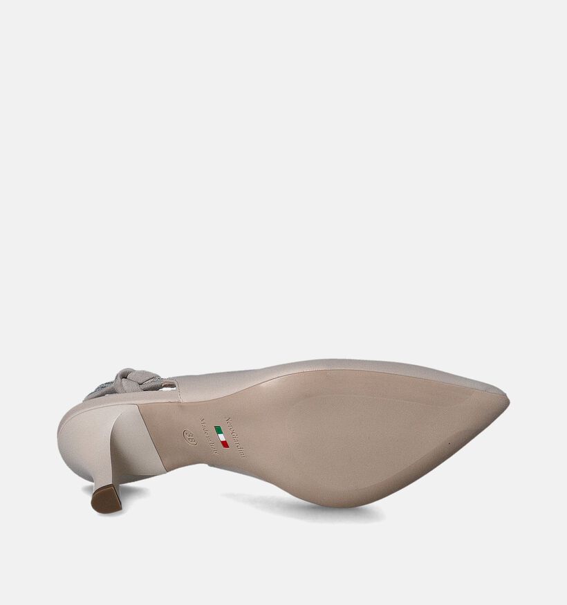 NeroGiardini Escarpins slingback en Écru pour femmes (351961)