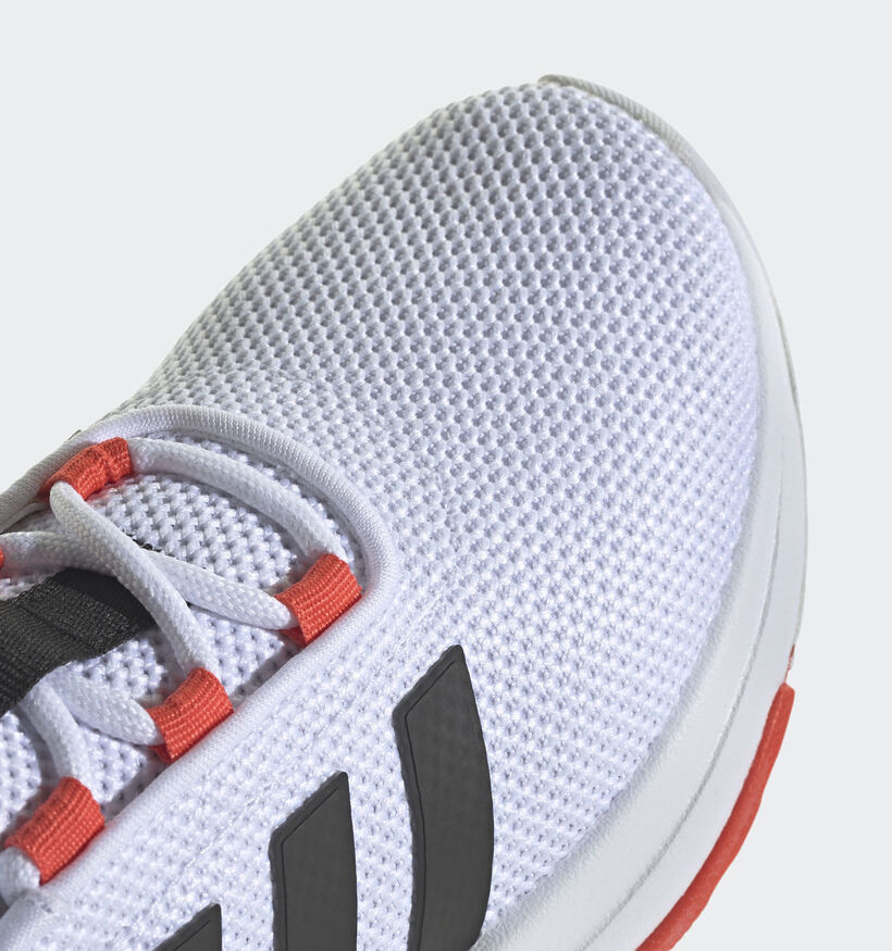 adidas Racer TR23 K Baskets en Blanc pour filles, gar&ccedil;ons (341659)