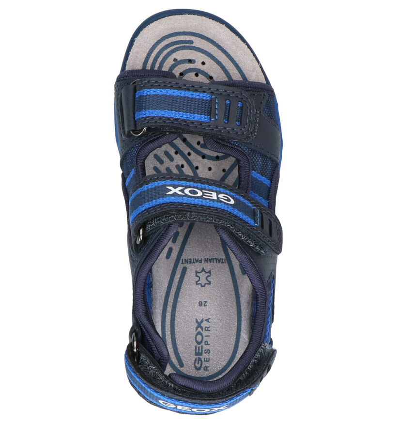 Geox Sandales en Bleu foncé en simili cuir (267484)