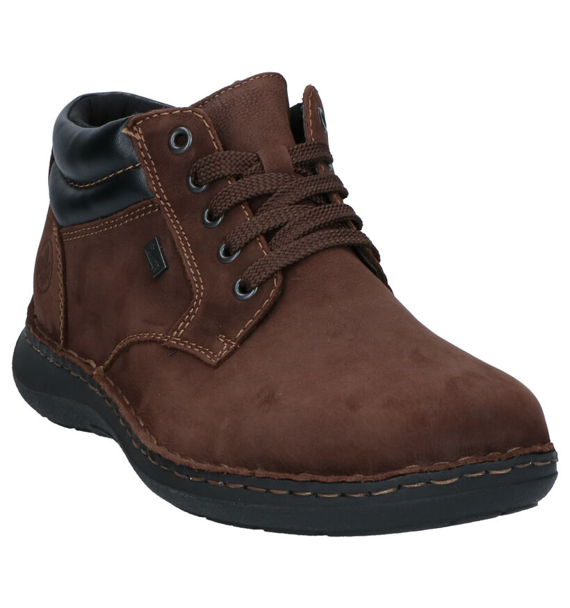 Rieker Chaussures hautes en Brun foncé en nubuck (262177)