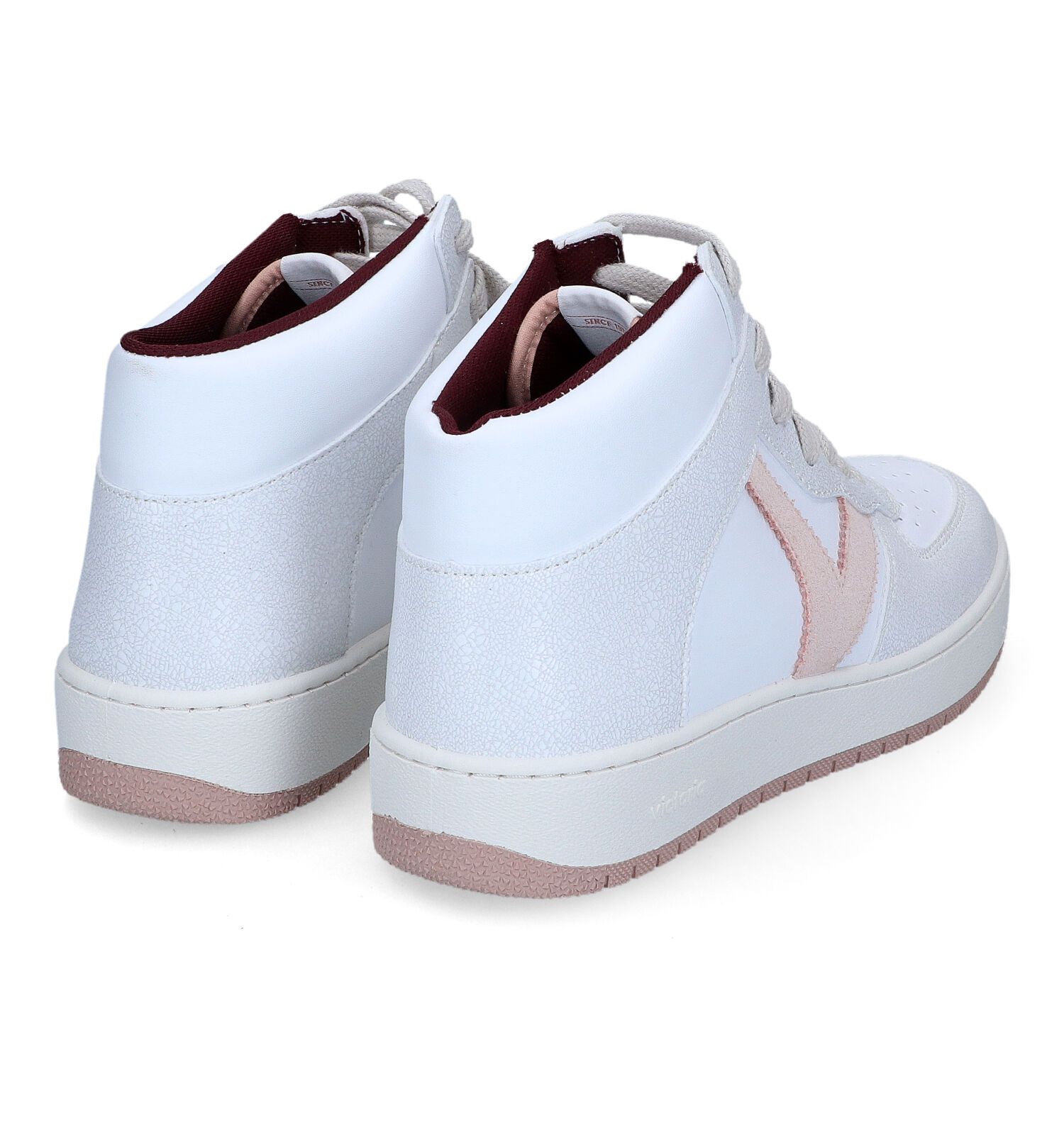 Hoge witte discount nike sneakers dames