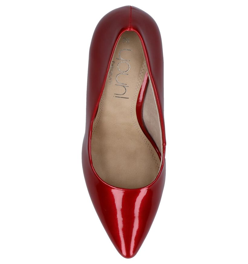 Rode Laké Pumps met High Heels Youh! in kunstleer (238087)