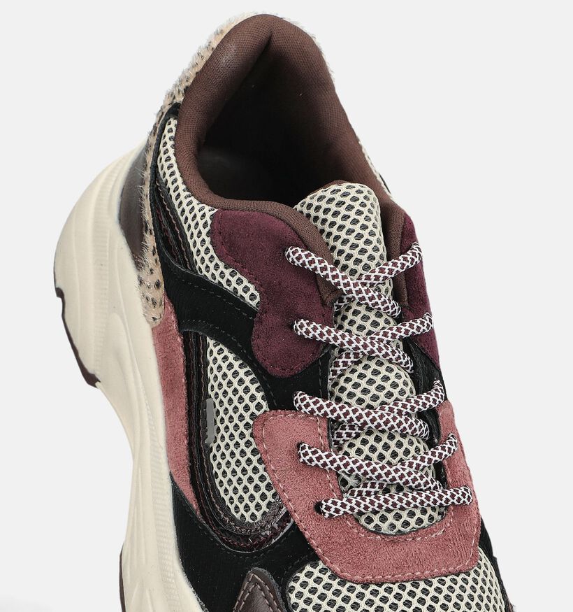 Posh by Poelman Bruine Sneakers voor dames (378626) - geschikt voor steunzolen