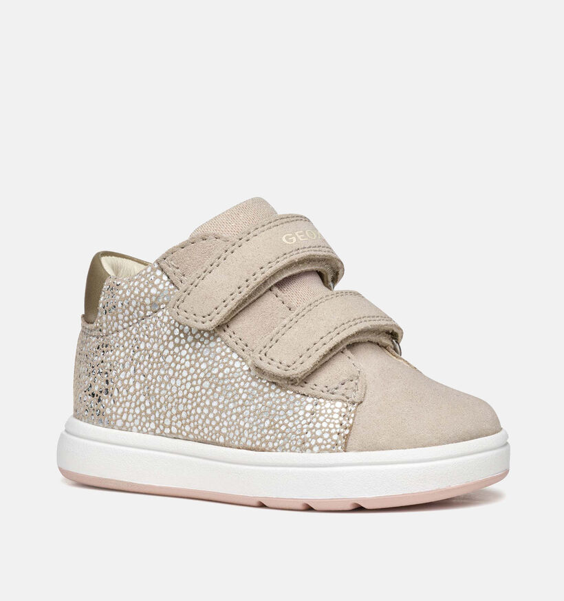 Geox Biglia Beige Babyschoenen voor meisjes (351928) - geschikt voor steunzolen