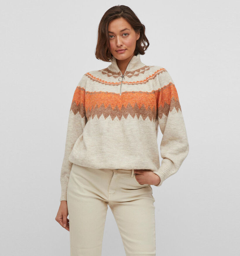 Vila Alva Pull en Beige (327379)