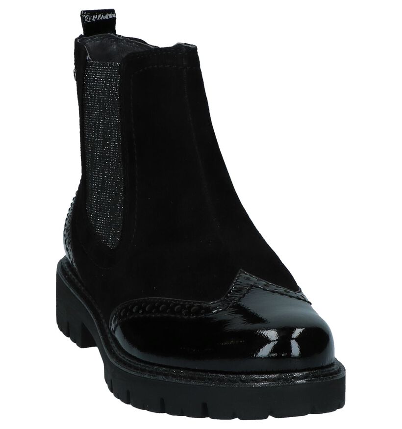 Zwarte Lage Geklede Boots Be Natural, Zwart, pdp