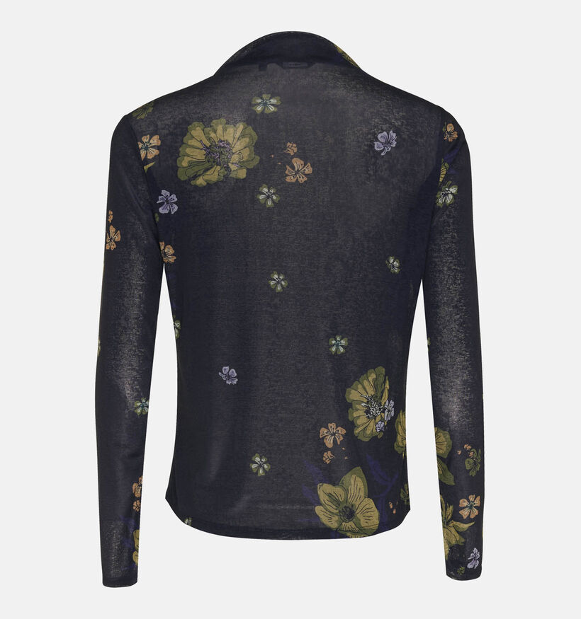 Mexx Blauwe Mesh top voor dames (348270)