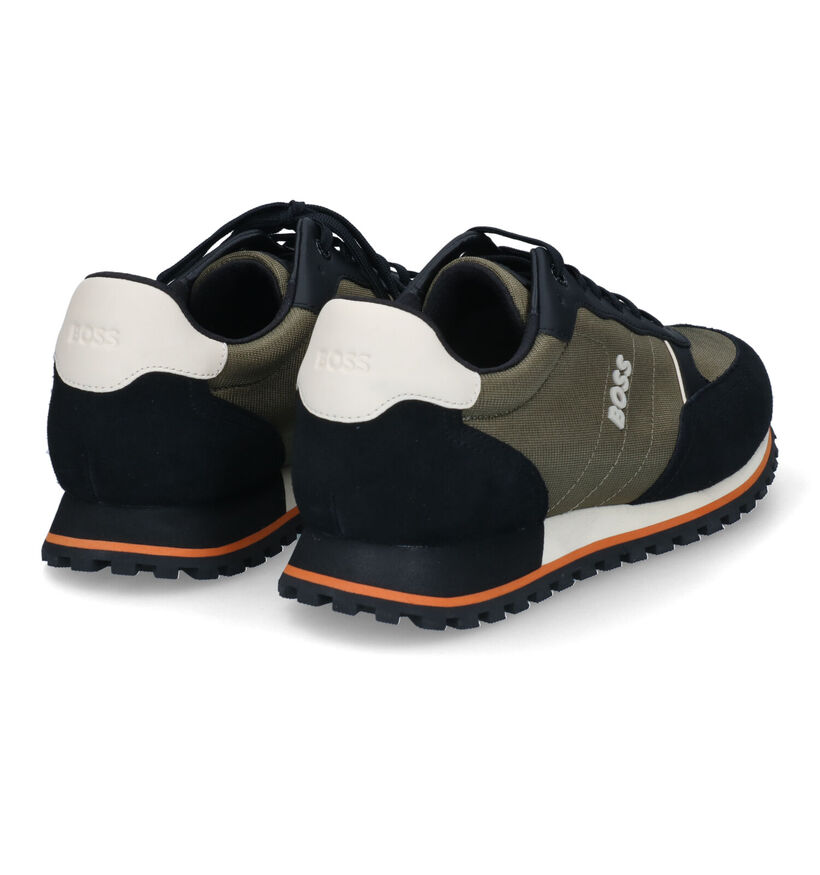Boss Parkour Run Kaki Sneakers voor heren (314321) - geschikt voor steunzolen