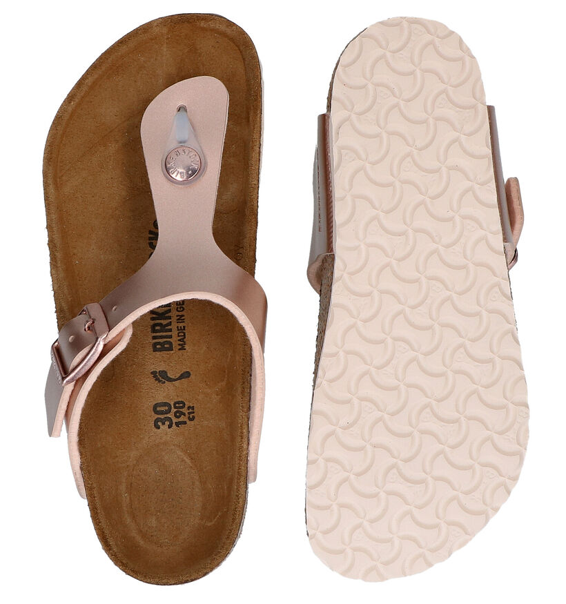 Birkenstock Gizeh BS Tongs en Blanc pour filles (338081)