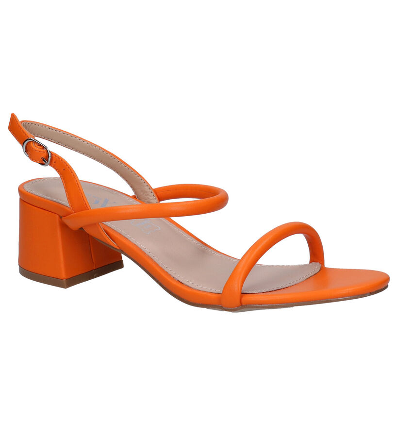 Vanessa Wu Oranje Sandalen voor dames (294452)