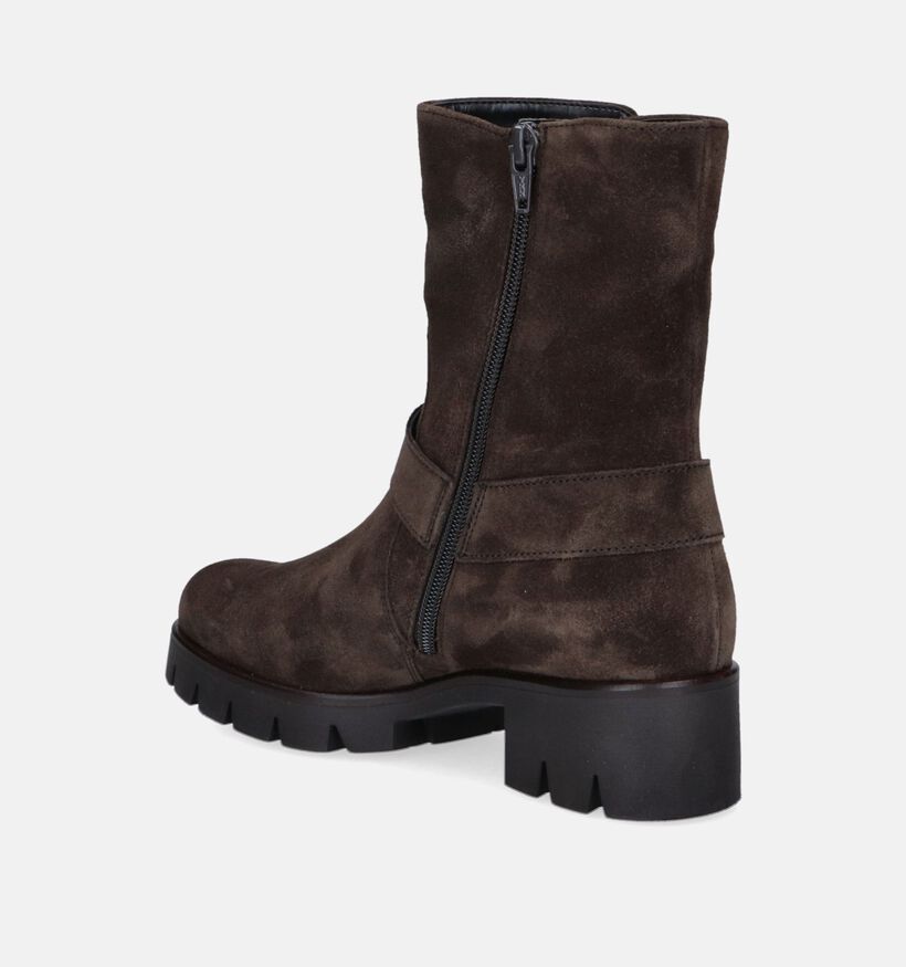 Gabor Best Fitting Boots de motard en Brun pour femmes (347049) - pour semelles orthopédiques