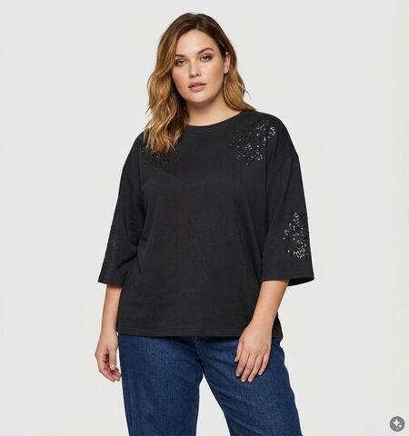 Vero Moda Curve Truien Zwart