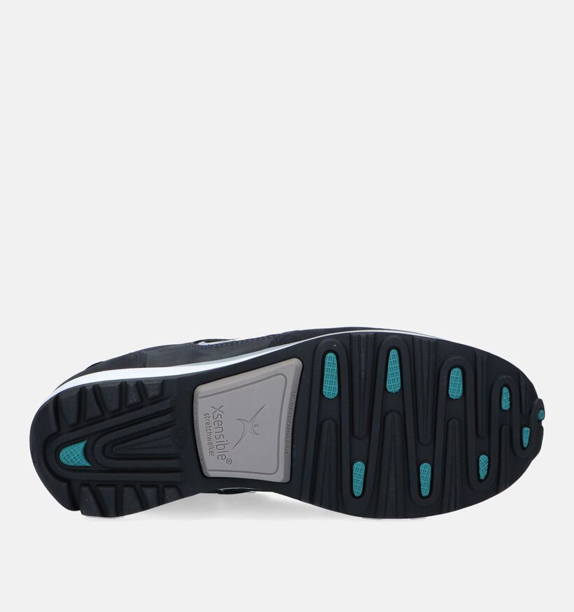 Xsensible Jersey Blauwe Sneakers voor dames (332376) - geschikt voor steunzolen