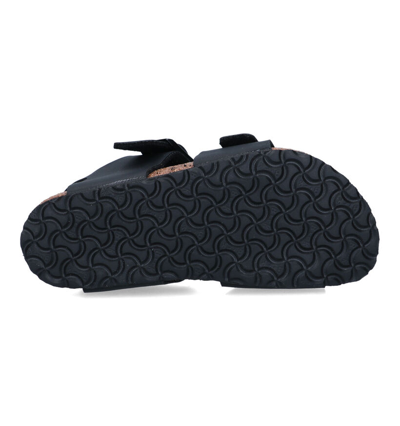 Birkenstock New York  Sandales en Noir pour garçons (338096)