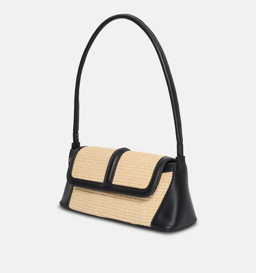 Bulaggi Color Straw Zwarte Schoudertas voor dames (356180)