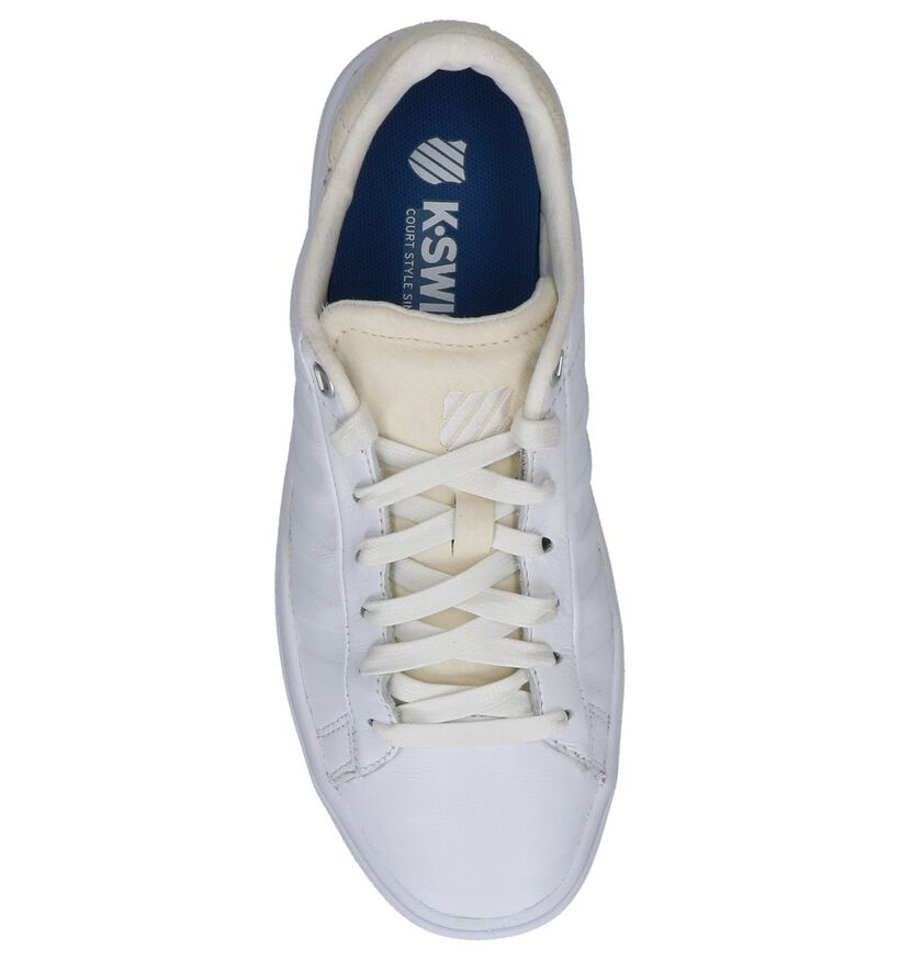 K-Swiss Court Frasco Sneakers Wit in leer (225406)