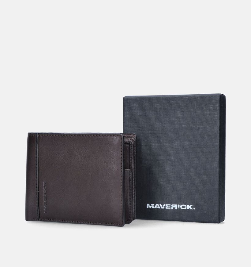 Maverick Portefeuille en Marron pour hommes (358834)