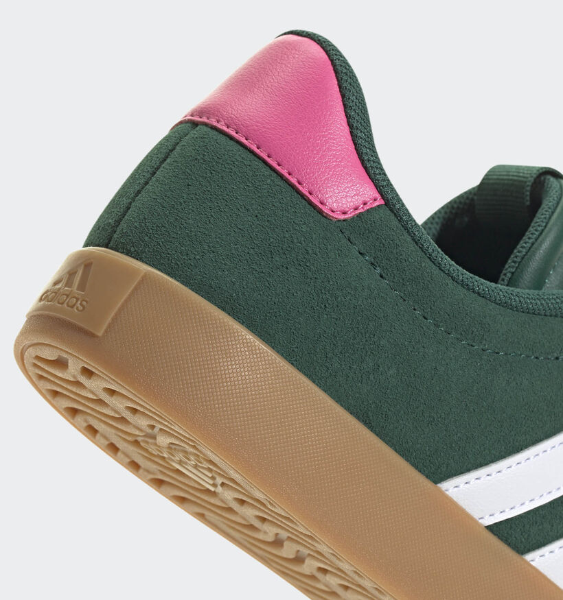 adidas VL Court Baskets sportives en Vert pour femmes (357161) - pour semelles orthopédiques